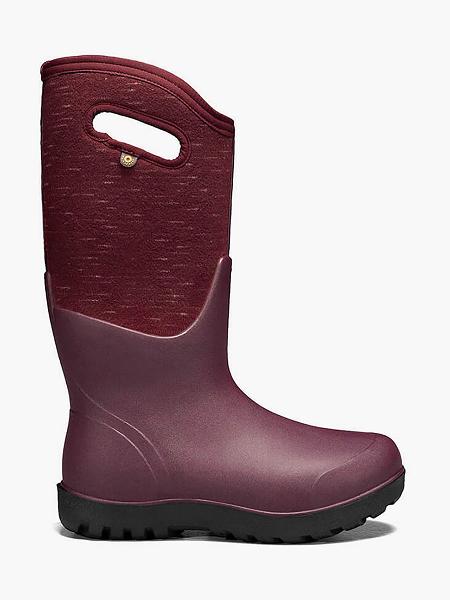 BOGS Boots Deutschland - Neo-Classic Tall Melange Winterstiefel Damen Plum Multi DE92530